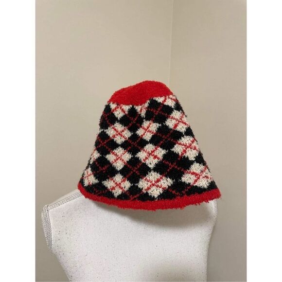 New Urban Outfitters Gabbi Knit Printed Bucket Hat - Picture 4 of 5